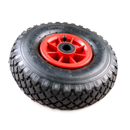 Picture of Steekwagenwiel 300-4(260x85) import, 2ply, velg rood