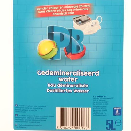 Afbeeldingen van Gedemineraliseerd water, 5-liter