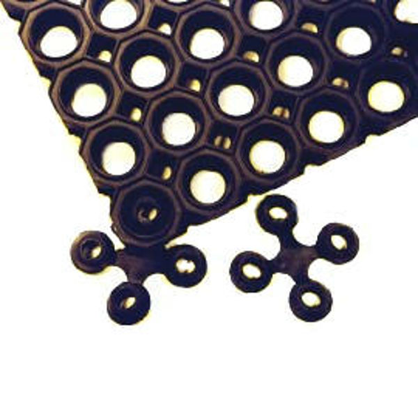 Afbeeldingen van Open ringmat rubber, 40 x 60cm