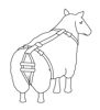 Afbeeldingen van Lijfbieder-bandage (prolapsbandage) voor schapen