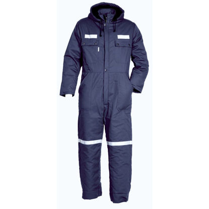 Picture of Havep gevoerde overall 2205 korenblauw katoen/poly