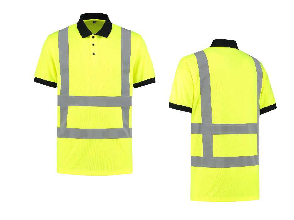 Afbeeldingen van Polo-Shirt High Visibility RWS FluoGeel maat XL