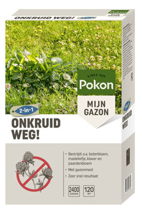 Afbeeldingen van Pokon Onkruid Weg! 120 m2 = 2400 gr