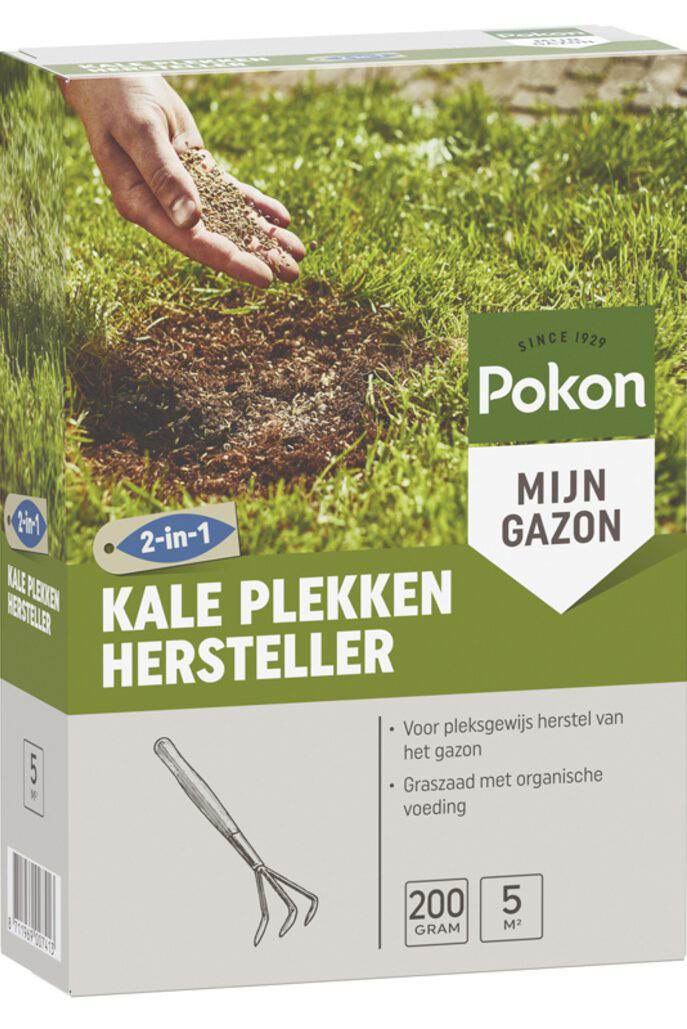 Afbeeldingen van Pokon Graszaad Kale Plekken Hersteller 200gr