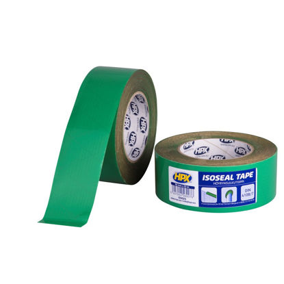 Afbeeldingen van PE Film Tape Isoseal- groen 50mm x 25m