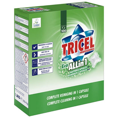 Picture of Tricel Vaatwascapsules All in 1(100x18gr.)