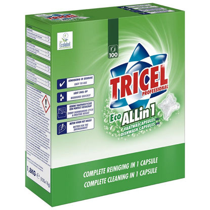 Afbeeldingen van Tricel Vaatwascapsules All in 1(100x18gr.)