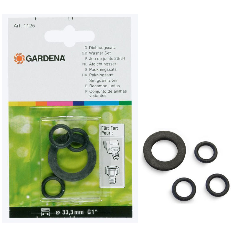 Afbeeldingen van Setje rubberringen voor kraanstukken Gardena