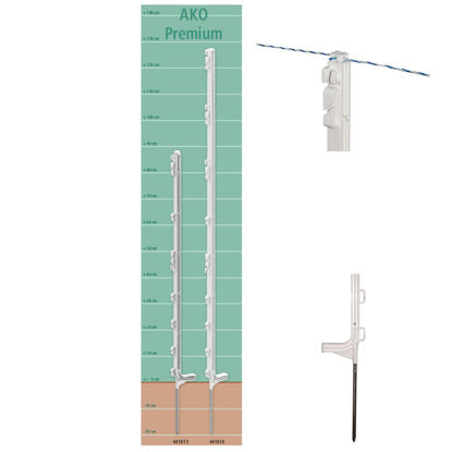 Afbeeldingen van AKO PREMIUM kunststof paal WIT