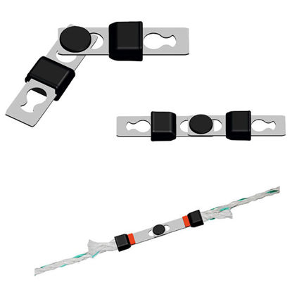 Afbeeldingen van AKO Koordverbinder Litzclip RVS 6mm -Safety Link-