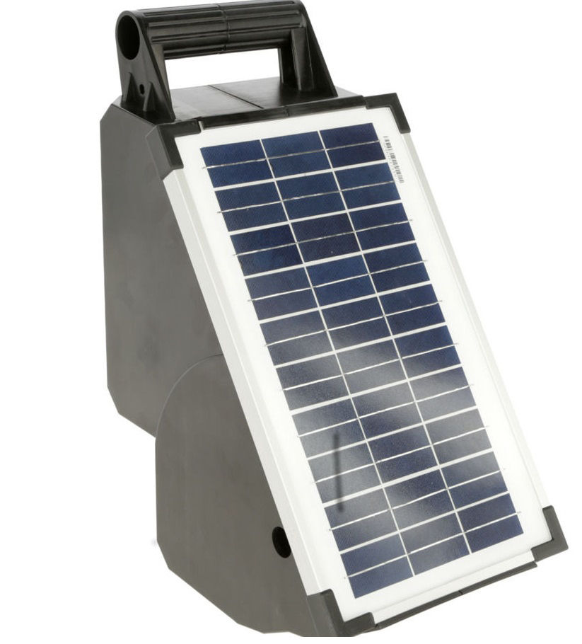 Afbeeldingen van AKO Sun Power schrikdraadapparaat met zonnepaneel