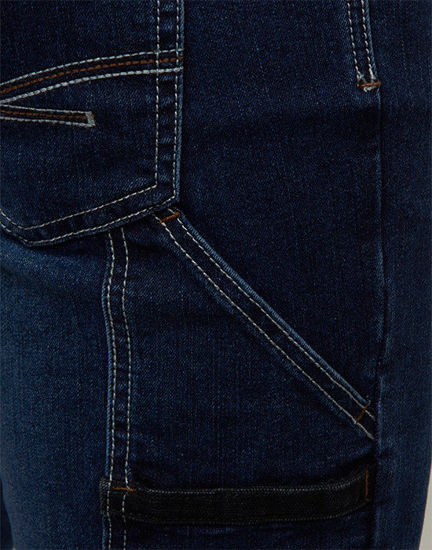 Afbeeldingen van 247 Rhino S20 - Modern Worker fit, medium blue stretch denim