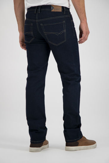 Afbeeldingen van Baziz Hazel S20 dark - Modern fit, dark blue stretch denim