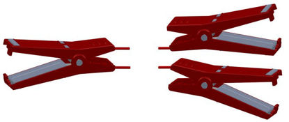 Picture of AKO Hekaansluitkabel drievoudige krokodillenklem voor 40mm