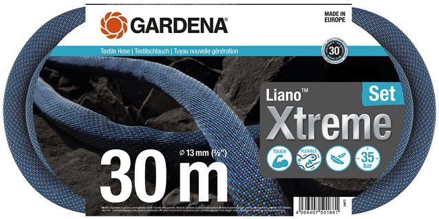 Afbeeldingen van Textielslang Liano™ Xtreme 30 m Set Gardena