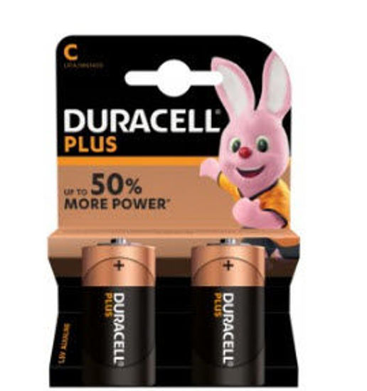 Picture of Batterij DURACELL Plus MN 1400 Duralock (C) x2st.