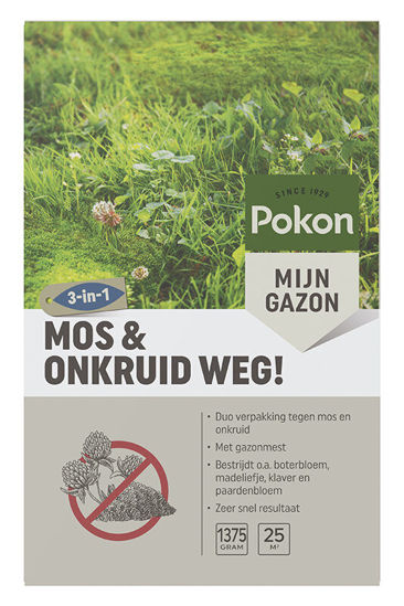 Picture of Pokon Mos en Onkruid Weg 2,75kg voor 50m2