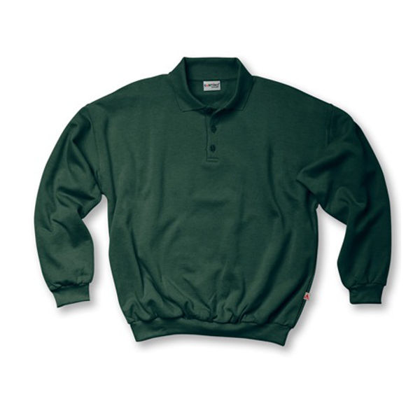 Afbeeldingen van Sweater, polokraag groen L