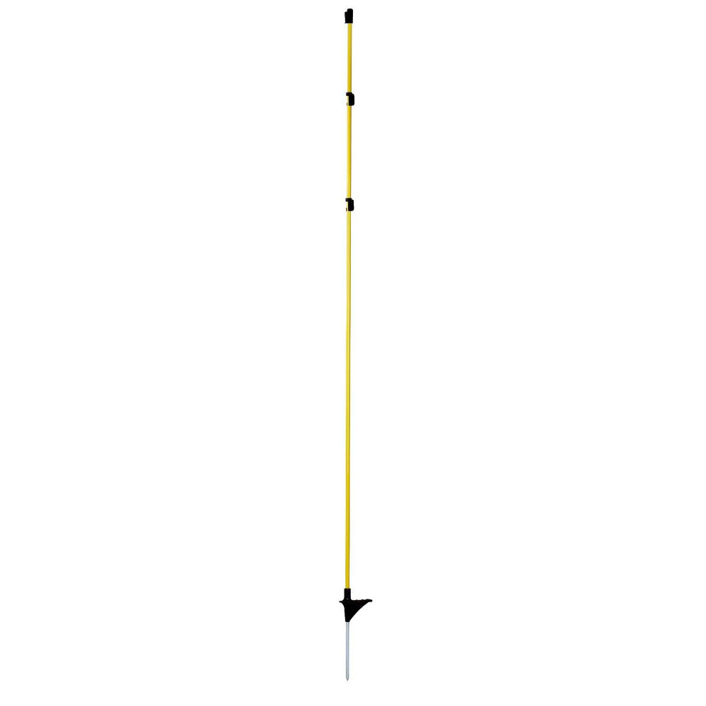 Afbeeldingen van AKO Glasfiberpaal ovaal geel 152cm glasfiber pen (10 stuks)