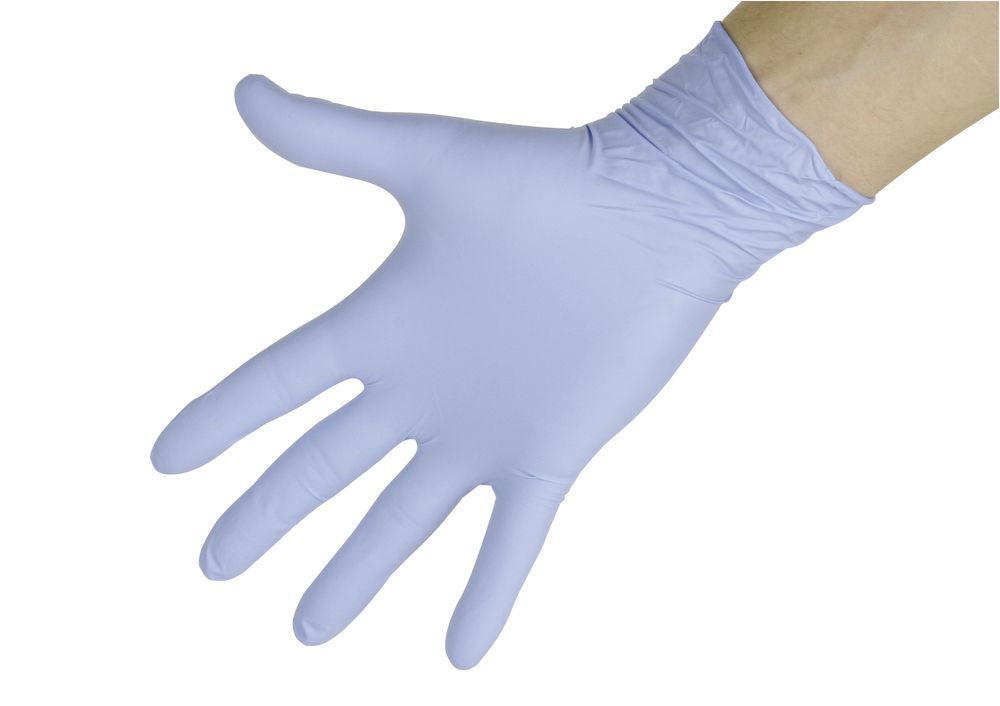 Afbeeldingen van NITRIL -TOP- handschoen blauw 5,5,mil, 24cm, à 100st.