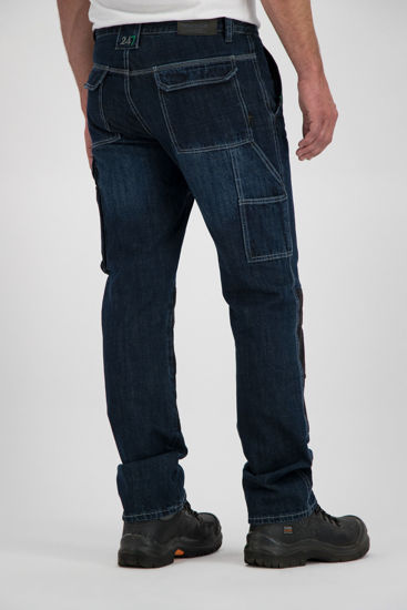 Afbeeldingen van Bison D30 - Original Worker fit, dark blue ringspun denim