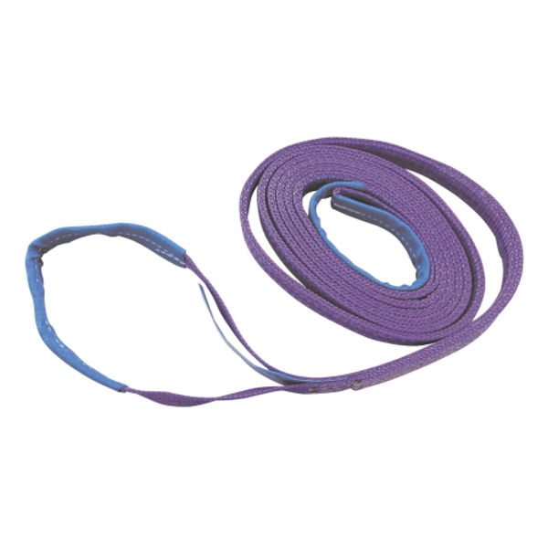 Afbeeldingen van Hijsband 2-laags -violet-  2m/ 35mm, 1 ton