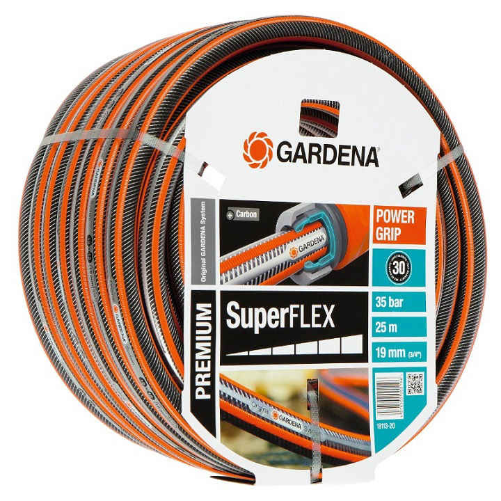 Afbeeldingen van Slang Premium SuperFlex 19 mm (3/4"), 25 m Gardena