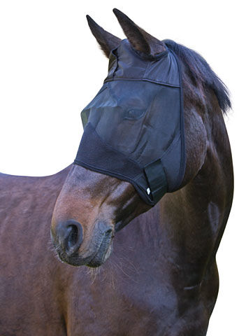 Afbeeldingen van Vliegenmasker met oor-uitsparing, mt. Pony