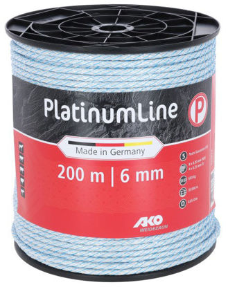 Afbeeldingen van AKO PlatinumLine Afrasteringskoord  200m wit/blauw