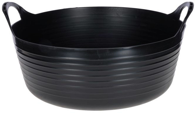 Afbeeldingen van Mand flexibel, FlexBag zwart(laag) 15-liter