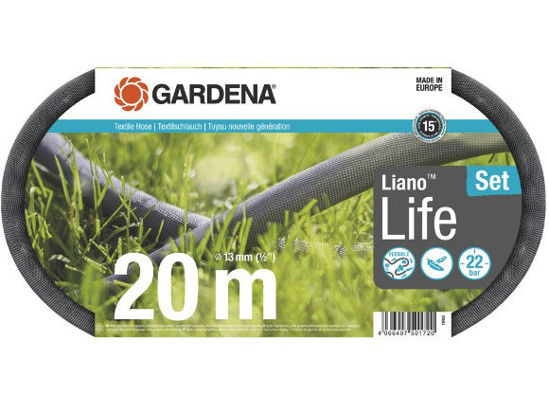 Afbeeldingen van Textielslang Liano™ Life 20 m Set Gardena