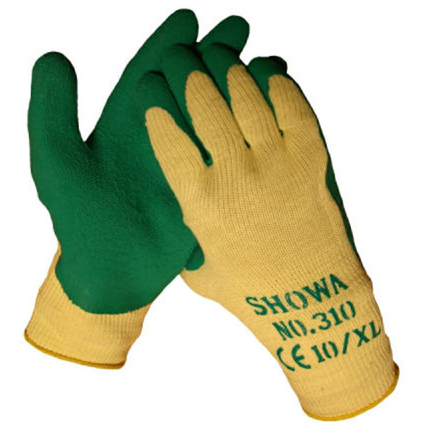 Afbeeldingen van SHOWA 310 Grip Handschoen groen M (8)