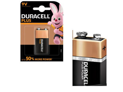 Afbeeldingen van Batterij DURACELL Alkaline  6LR61  9V x1st.