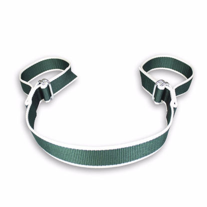 Afbeeldingen van Koecluster, anti-spagaatband(knelgesp) verstelbaar wit/groen