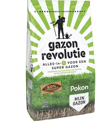 Afbeeldingen van Pokon Gazon Revolutie 4kg voor 80m2