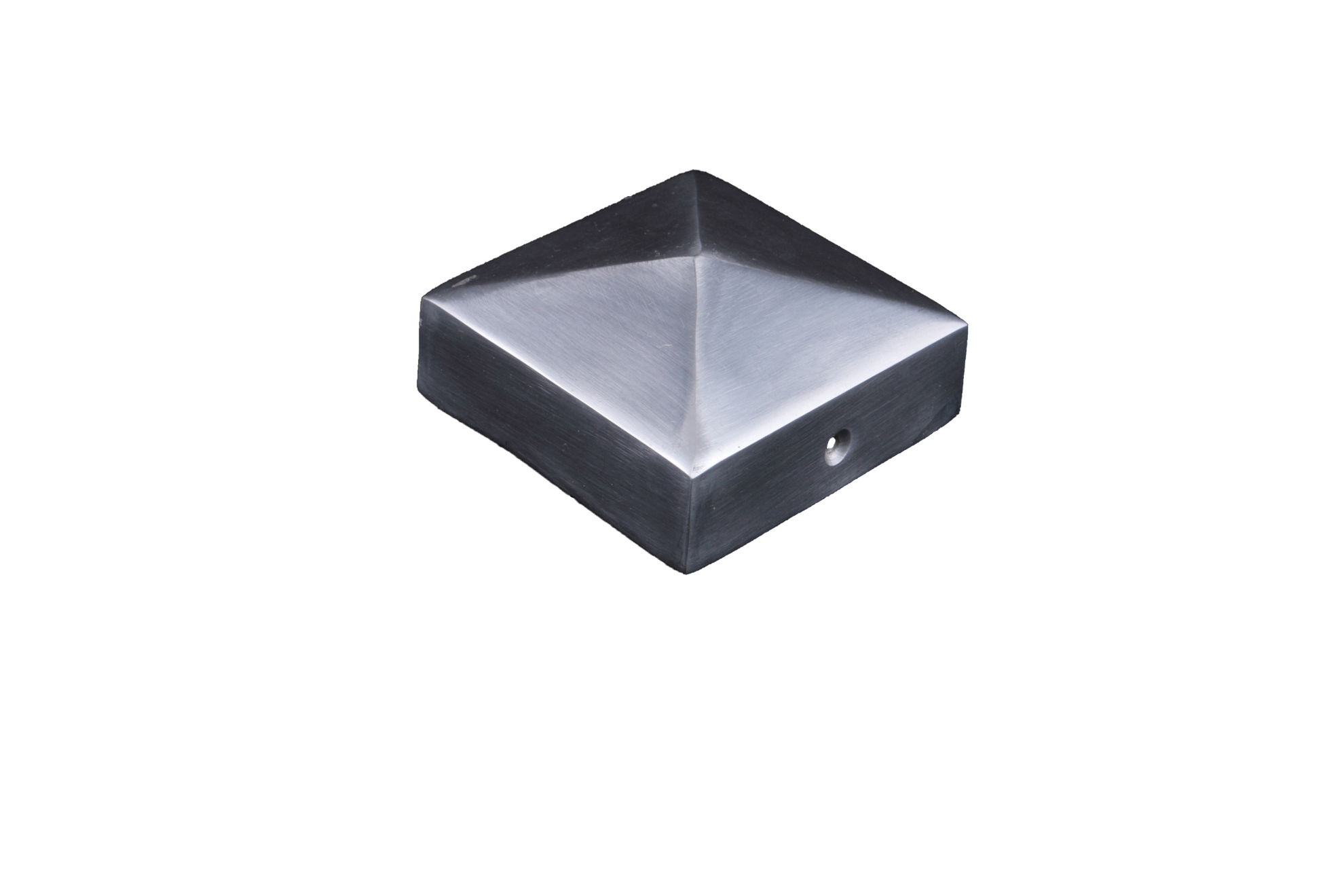Afbeeldingen van Paalornament piramide 71mm ALU