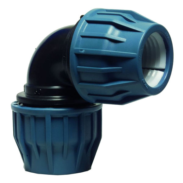 Afbeeldingen van Knie PE 90°, 25mm