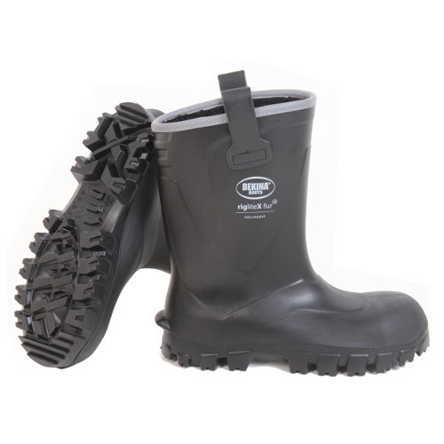 Afbeeldingen van Bekina RigliteX SolidGrip S5 black/black -GEVOERD-, mt.42