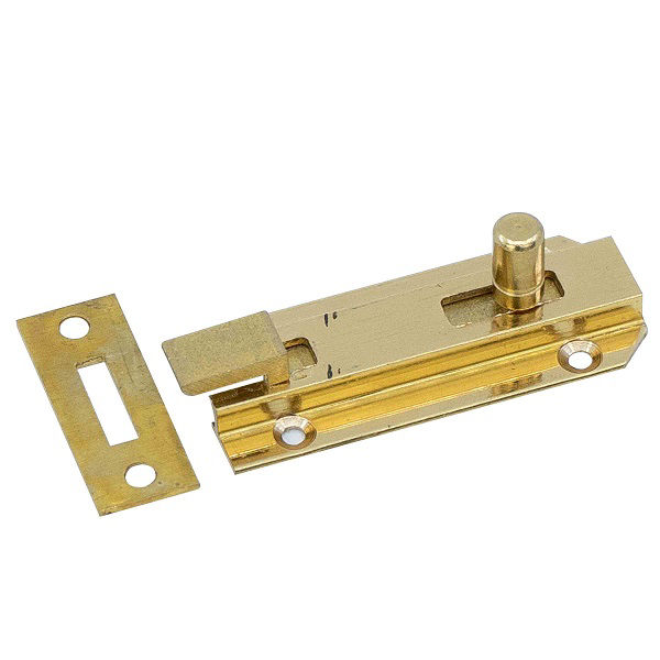 Afbeeldingen van Profielschuif m/bocht 25x60mm messing