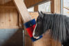 Afbeeldingen van Halfronde koeborstel / veeborstel, blauw/rood -XL-
