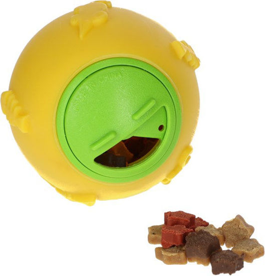 Afbeeldingen van Snackbal voor katten ø 7,5 cm, geel