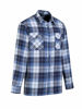 Picture of Flaneloverhemd Dawson ruit blauw/wit des.41