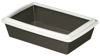 Afbeeldingen van Kattenbak met rand 51x35x13cm, op kleur gesorteerd