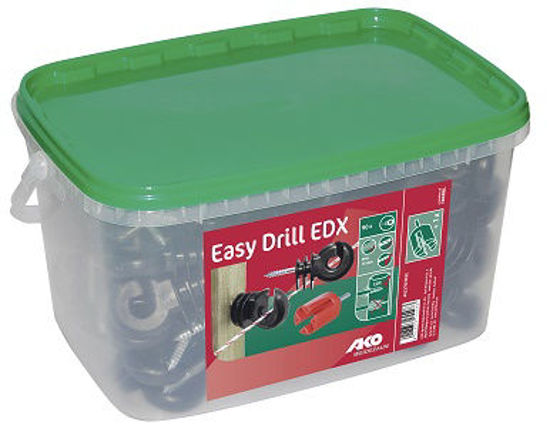 Afbeeldingen van AKO Oogisolator Easy Drill korte steun zwart (emmer 90 st)