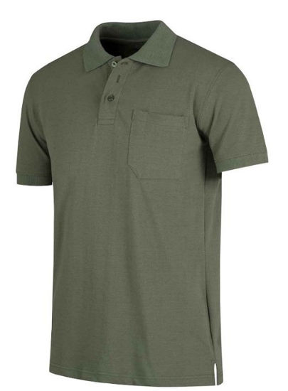 Afbeeldingen van Poloshirt, kleur Olijfgroen