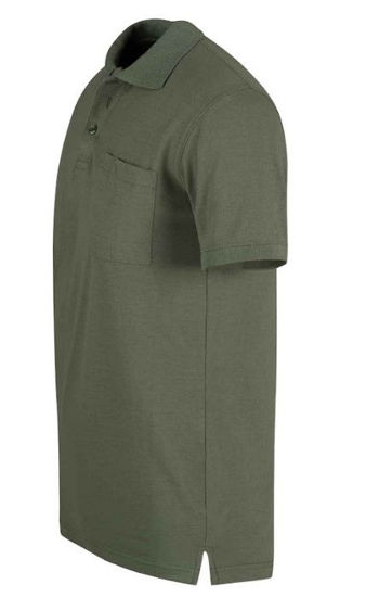 Afbeeldingen van Poloshirt, kleur Olijfgroen