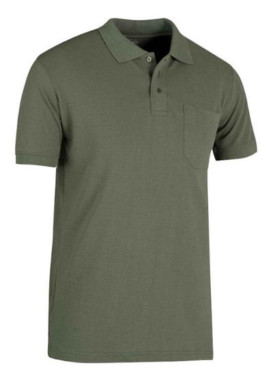 Afbeeldingen van Poloshirt, kleur Olijfgroen