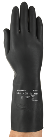 Picture of Handschoen Ansell AlphaTec® 87-118 natuurrubber