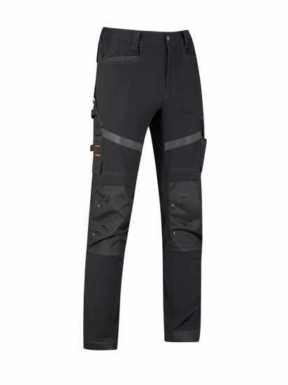 Afbeeldingen van Storvik Stef 4-way werkbroek Stretch, Zwart