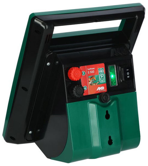Afbeeldingen van AKO Sun Power S500 schrikdraadapparaat met zonnepaneel